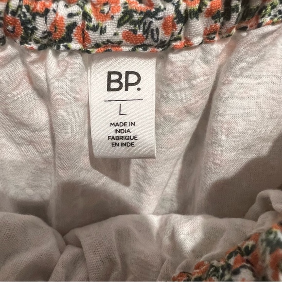 Urban Outfitters BP Floral Peasant Puff Sleeve Mini Dress Size Large - Picture 13 of 16